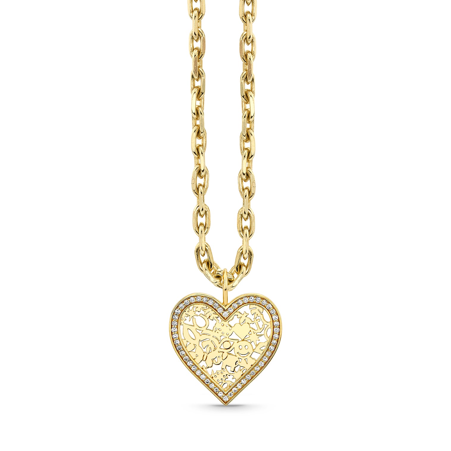 Shop Sydney Evan 14k Gold & Diamond Heart Locket Charm