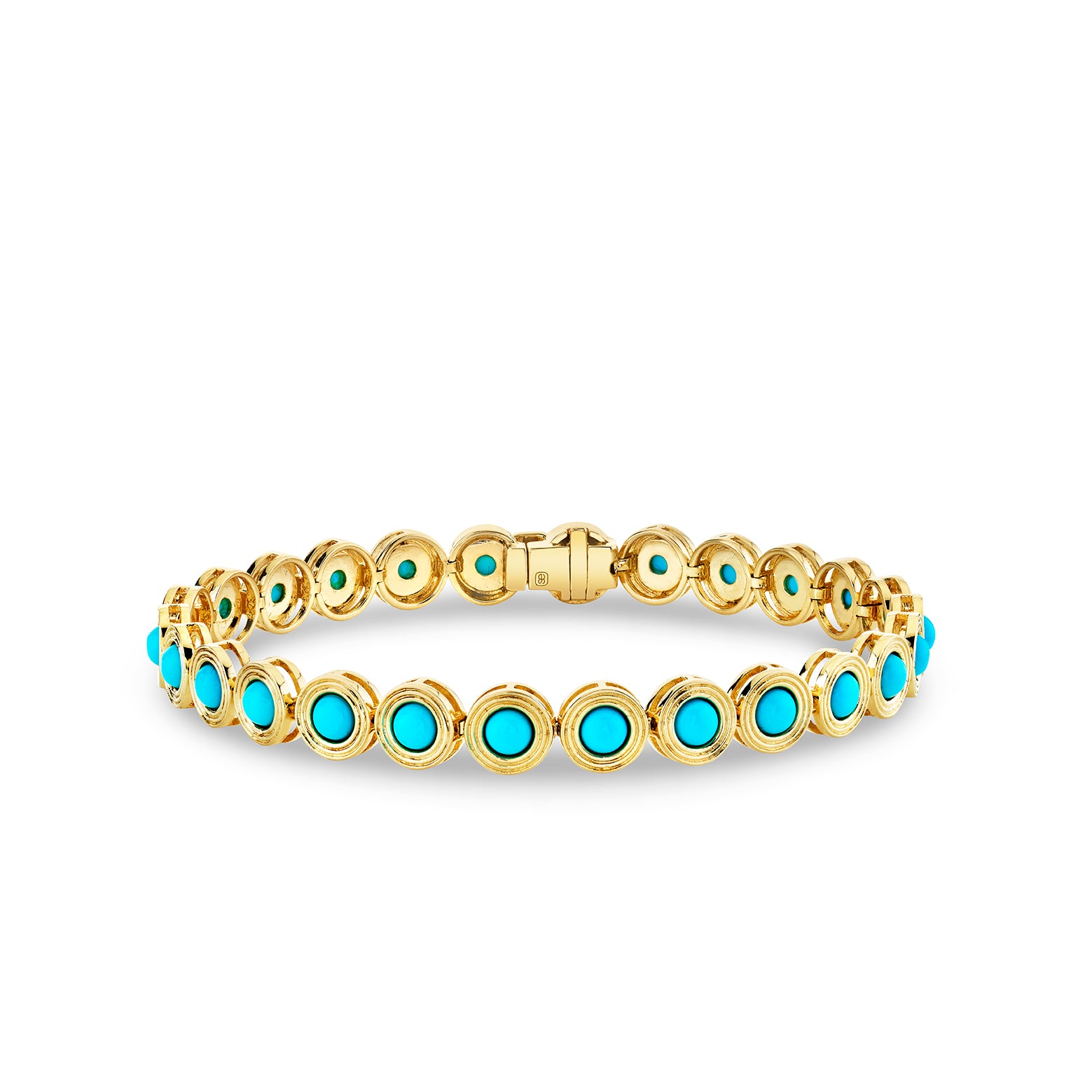 14k gold deals and turquoise bracelet