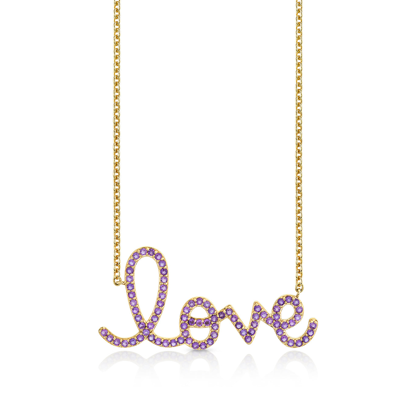 Sydney Evan Women's 14K Gold, Diamond & Amethyst Lilac Charm Necklace