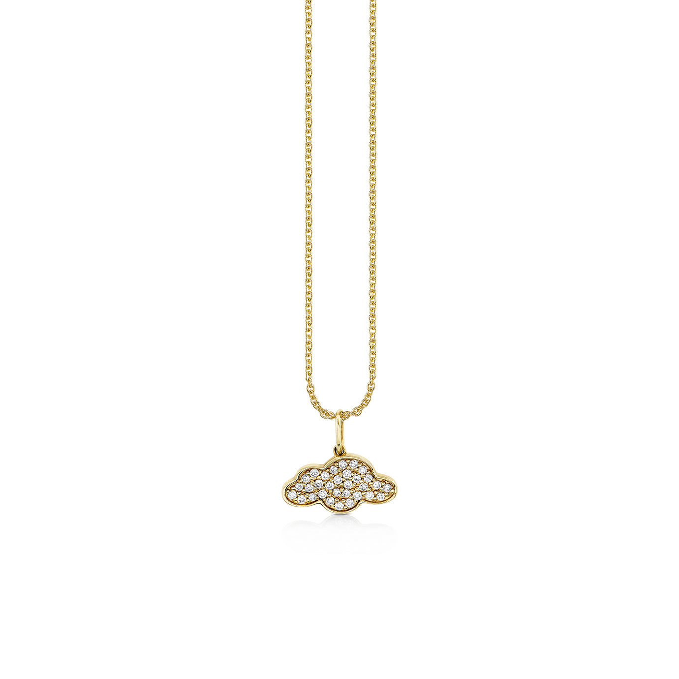 Sydney Evan 14K Pure Gold Multi-Charm Necklace