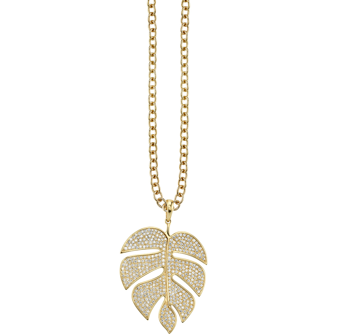 Dainty Gold Monstera Leaf Charms Pendant, 21mm Long Leaf Charm, Diamond Gold Charms, Textured Gold Necklace Charm, Gold Charms for Bracelet 18K Solid