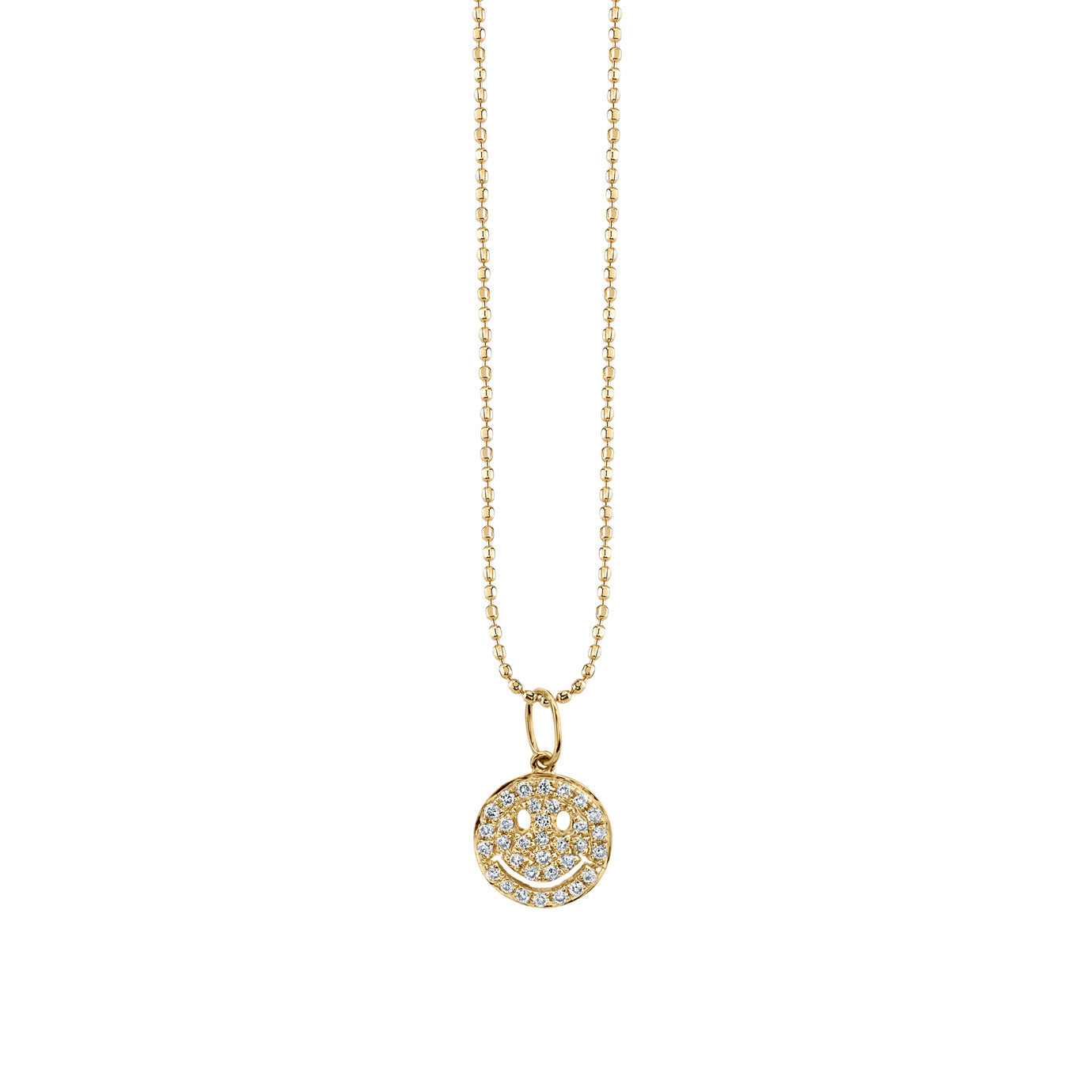 Smiley face diamond pendant Clearance