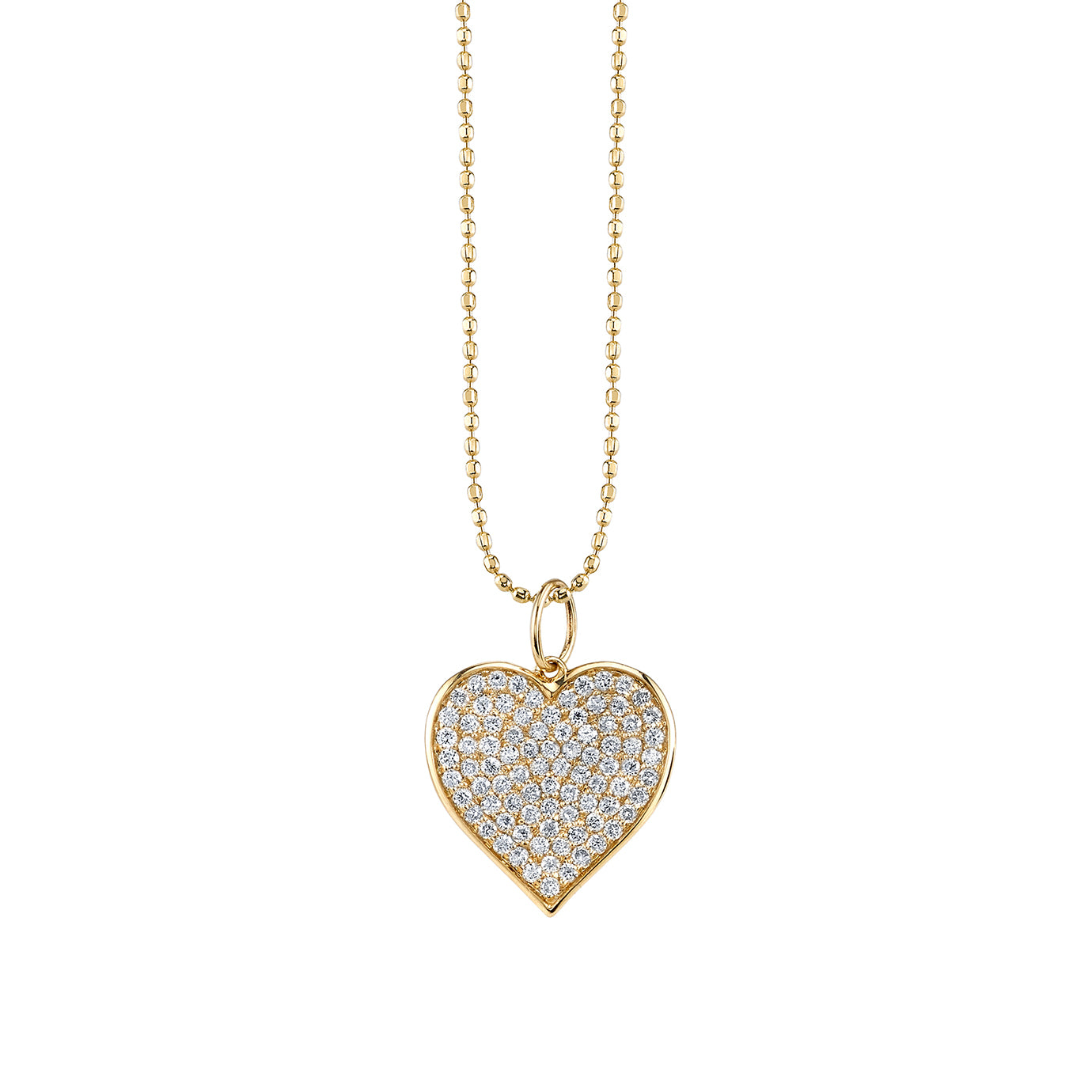 Shop Sydney Evan 14kGold & Diamond Large Heart Charm