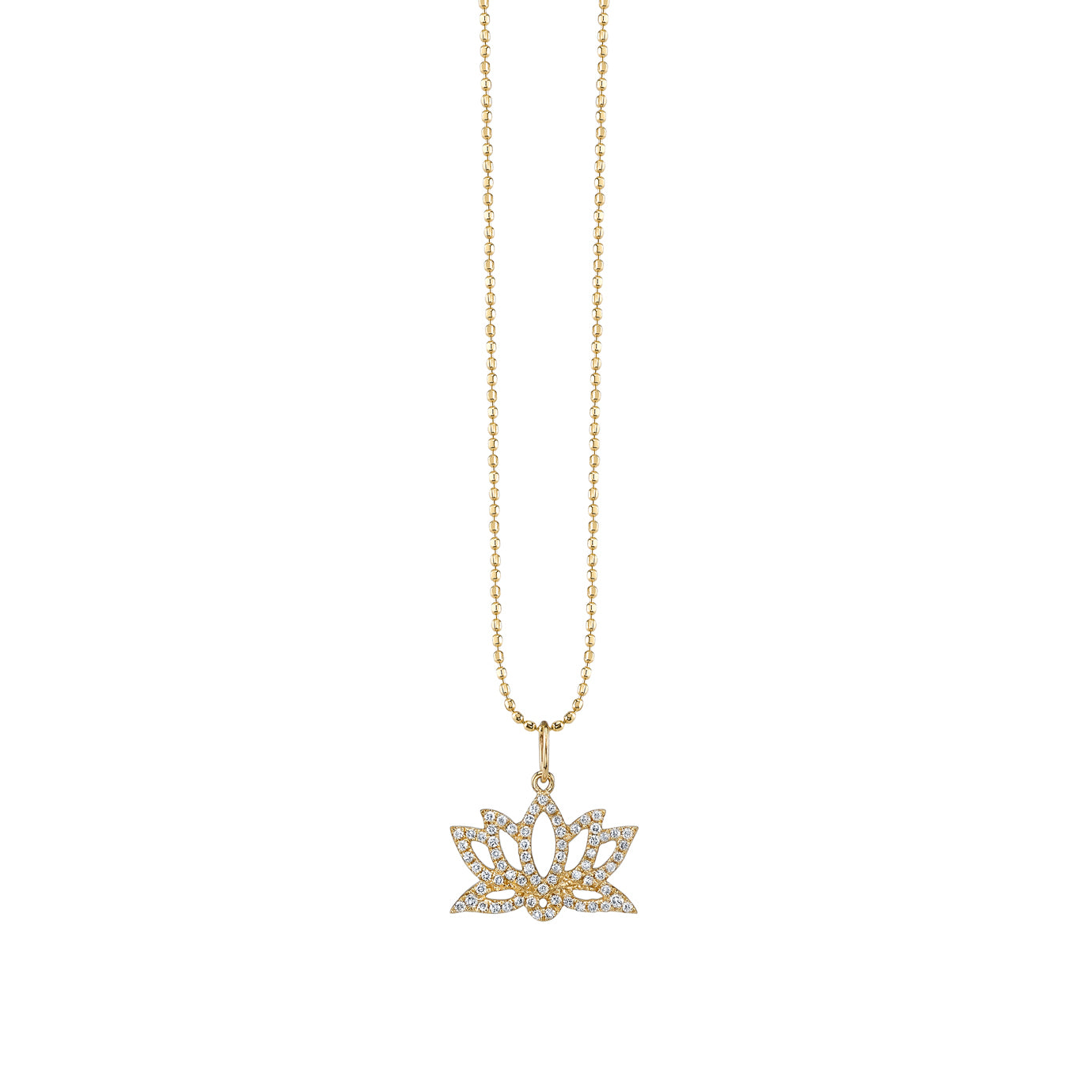 Gold Lotus Necklace