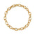 14k Gold Endless Link Chain Bracelet
