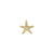 Gold & Diamond Starfish Stud