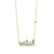 Gold & Emerald Wicked Small "Witch" Script Necklace