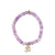 Gold & Diamond Om on Lavender Amethyst