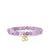 Gold & Diamond Om on Lavender Amethyst