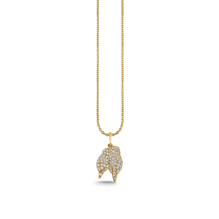 Gold & Diamond Lovebirds Charm - Sydney Evan Fine Jewelry