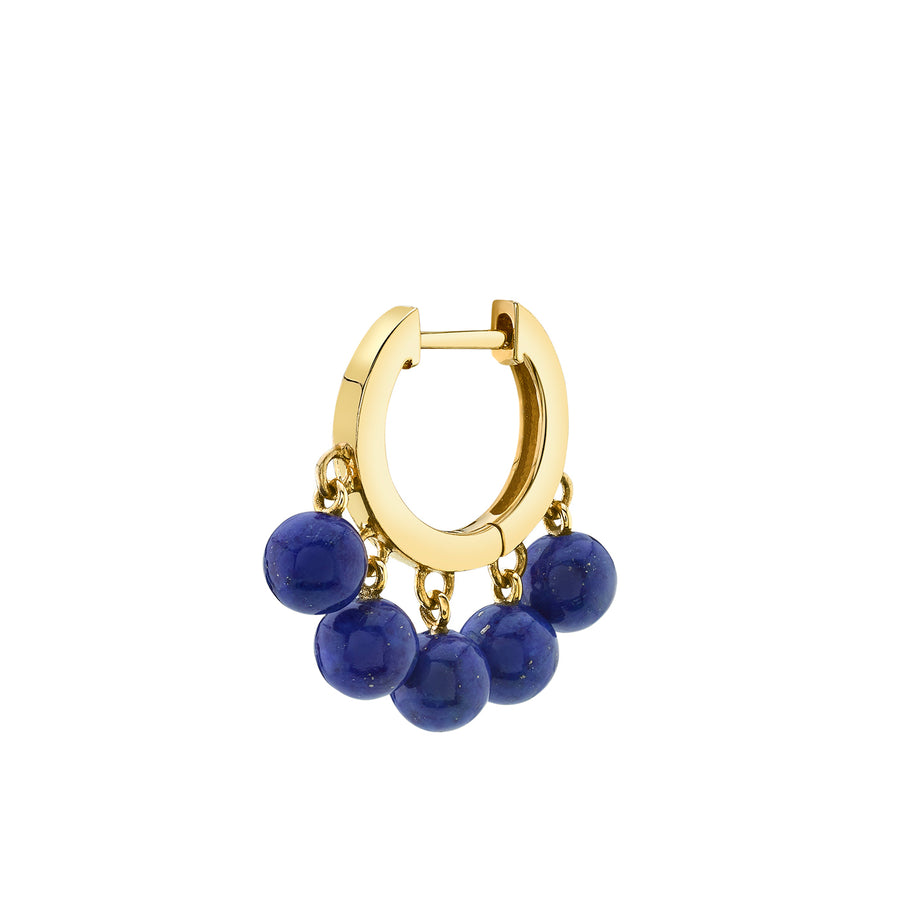 Gold Drop Huggie Hoops - Sydney Evan Fine Jewelry