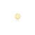 Kids Collection Pure Gold Tiny Happy Face Stud