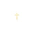 Kids Collection Pure Gold Mini Cross Stud