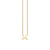 Pure Gold Tiny Initial Necklace