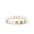 Gold & Diamond Multi-Rondelle Pearl Bracelet