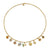 Gold & Diamond Small Multi-Charm Floral Necklace