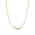 Gold & Diamond Multi-Rondelle Rainbow Moonstone Necklace