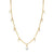 Gold & Diamond Multi Marquise Pearl Necklace