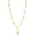 Pure Gold Multi-Charm Necklace