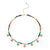 Gold & Rainbow Multi-Charm Sunburst Opal Necklace