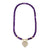 Gold & Diamond Luxe Heart Amethyst Necklace