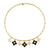 Gold & Diamond Multi Moroccan Flower Necklace