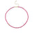 Gold & Diamond Pink Sapphire Faceted Rondelle Beaded Necklace