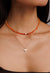 Gold & Diamond Butterfly Fire Opal Choker Necklace