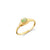 Gold & Opal Cabochon Snake Ring