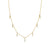 Gold & Diamond Baguette Fringe Necklace