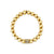 Gold & Diamond Baguette Rondelle on Gold Beads