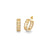 Gold & Diamond Wicked Medium Pave Icon Hoops