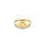 Gold, Amethyst & Pink Sapphire Wicked Glinda Butterfly Coin Signet Ring