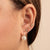 Gold & Diamond Evil Eye Pearl Earrings