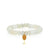 Gold & Sapphire Spritz on White Moonstone