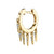 Men's collection Gold & Diamond Fringe Huggie Hoops