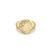 Gold & Diamond Oval Fishnet Signet Ring