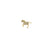 Kids Collection Gold & Diamond Horse Stud