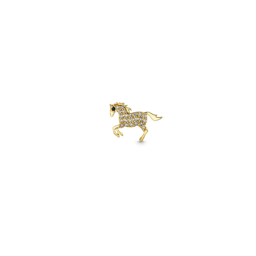 Kids Collection Gold & Diamond Horse Stud - Sydney Evan Fine Jewelry