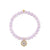 Gold & Diamond Small Marquise Eye on Lavender Amethyst