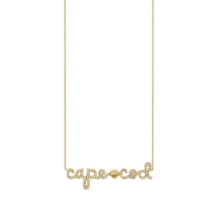 Gold & Diamond Cape Cod Necklace - Sydney Evan Fine Jewelry