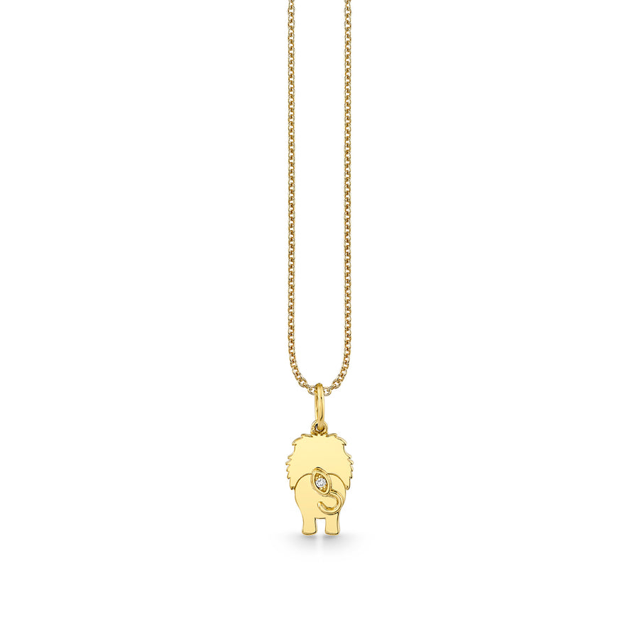 Gold & Diamond Lion Tail Charm - Sydney Evan Fine Jewelry