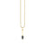 Gold & Onyx Small Caviar Spoon Charm