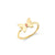 Gold & Pink Sapphire Wicked Glinda Butterfly Ring