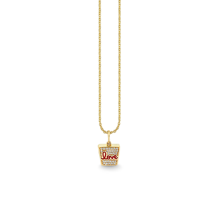 Gold & Diamond Takeout Box Charm - Sydney Evan Fine Jewelry