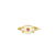 Gold & Diamond Carved Stone Evil Eye Ring