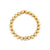 Gold & Diamond Rondelle on Gold Beads