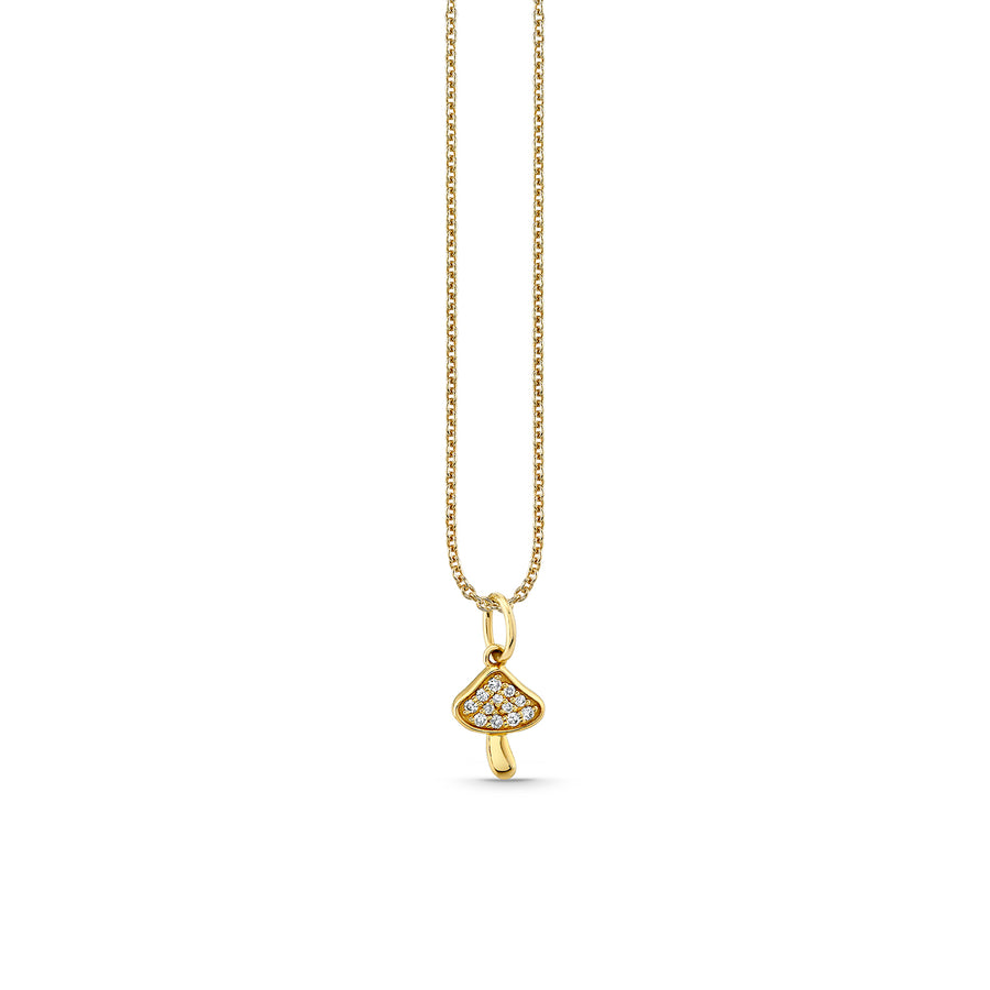 Gold & Diamond Mushroom Charm - Sydney Evan Fine Jewelry