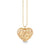 Gold & Diamond XL Puffy Icon Wallpaper Heart Charm