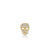 Men's Collection Gold & Diamond Skull Stud